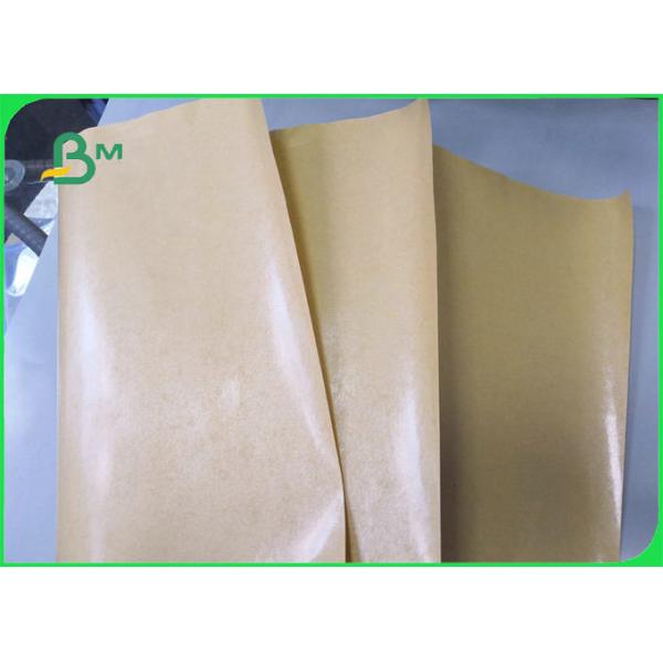 Greaseproof Brown Single Side Food Grade PE Coated Paper For Fast Food