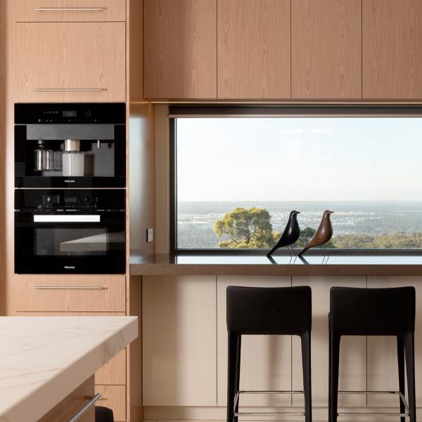 OEM Modern Melamine Kitchen Cabinet Wood Grain