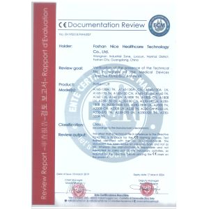 Foshan Nice Healthcare Technology Co.,Ltd Certifications