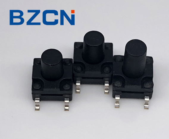 Reflow Solderable Surface Mount Tactile Switch Momentary Normal Push Button