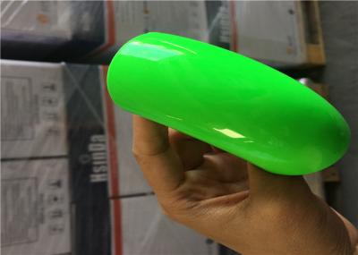 Pó verde do poliéster da cola Epoxy que reveste a resistência de produtos químicos fluorescente de Thermalsetting