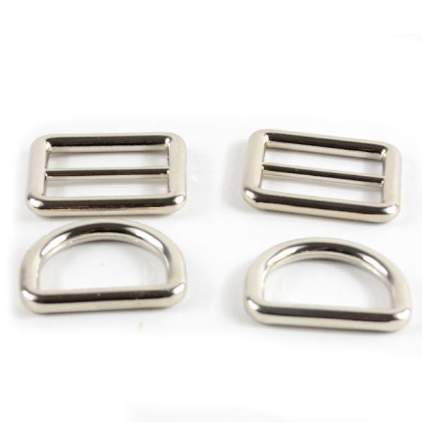 30-Day Refund Policy 25mm Welded Zinc Alloy D Ring Metal D-Ring Buckle for Handbag