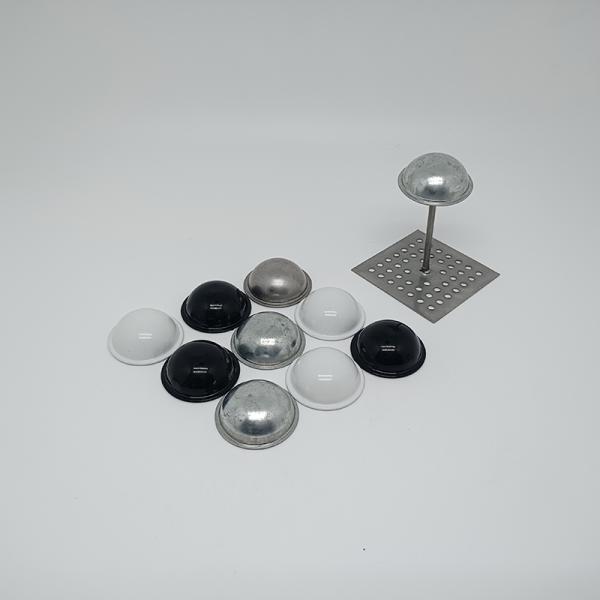 Customizable Aluminum Or Plastic Insulation Dome Caps Washers For Insulation Fixing