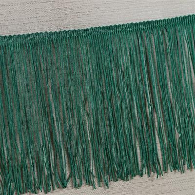 Fluorescent color custom design OEM rayon fringes trimming for garment clothes decoration