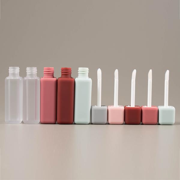 Квадрат трубок 76*20mm лоска губы метки частного назначения 6ml резиновый пластиковый пустой