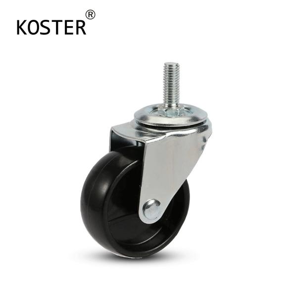 Hreaded Stem Caster Wheel 2.5 Diameter Heavy Duty Adjustable Casters Customization
