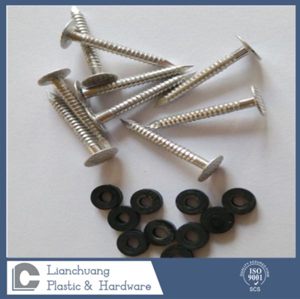 Cabeça lisa Ring Shank Aluminium Roofing Nails 2.6X30MM com material macio