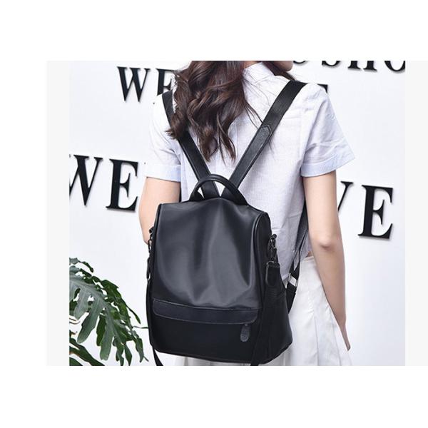 2019 new student backpack black grey large capacity travel bag lady's bag