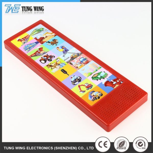 ABS Material Voice Recording Module Sound Book with Remote Control and Sound Recording for Educational Toys