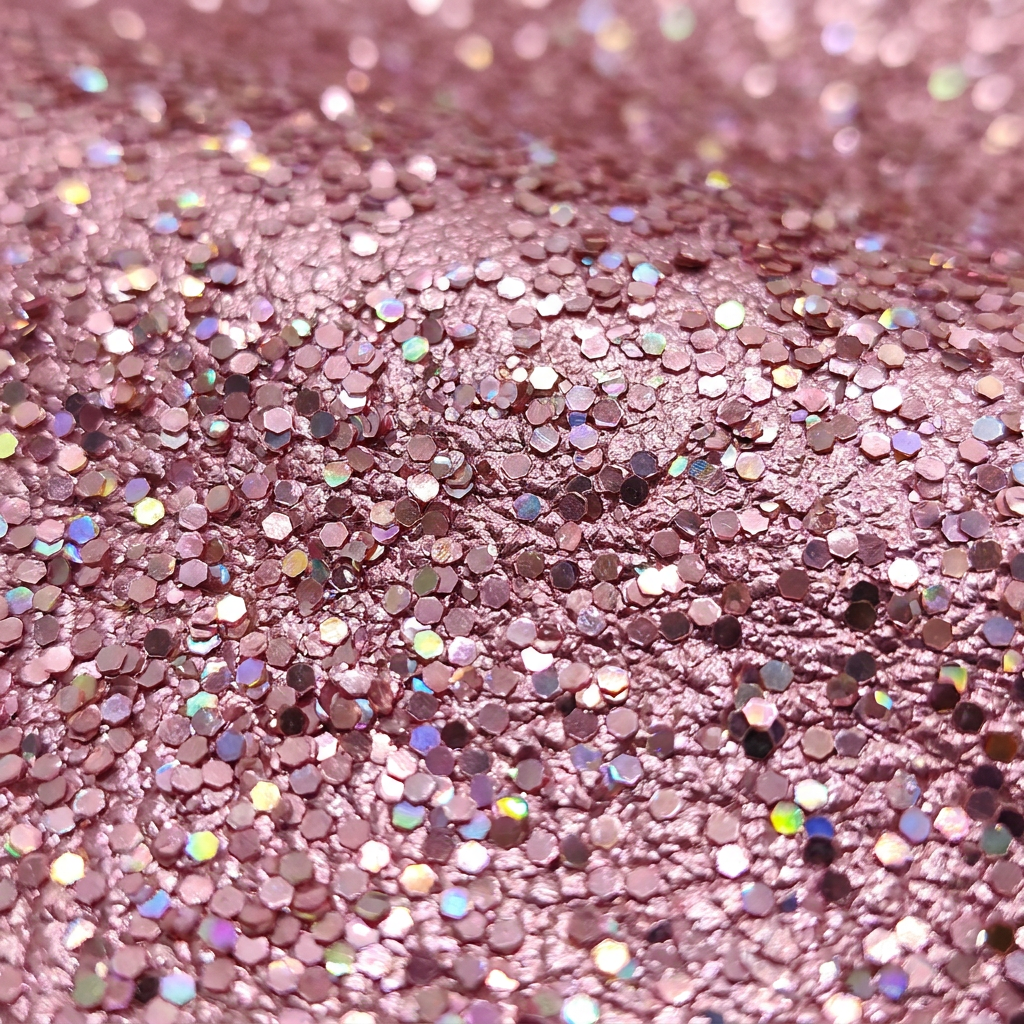 Hexagon Glitter Faux Leather Sheets for Jewelry Box Packaging and DIY Craft Material