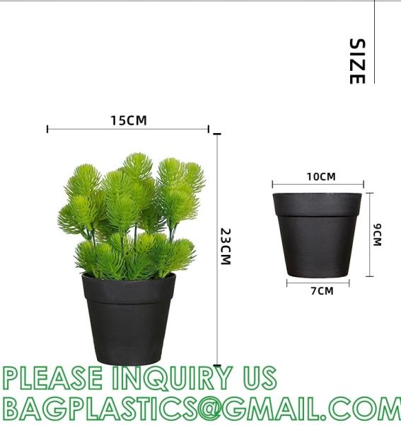 Fake Plants 16 Faux Plants Artificial Potted Plants Indoor for Home Office Farmhouse Kitchen Bathroom Table Shelf