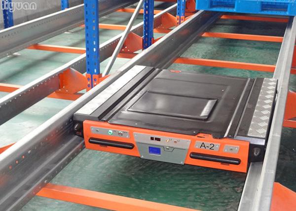 Steel Radio Shuttle Racking Blue Orange Capacity 1000-5000kgs LIFO FIFO