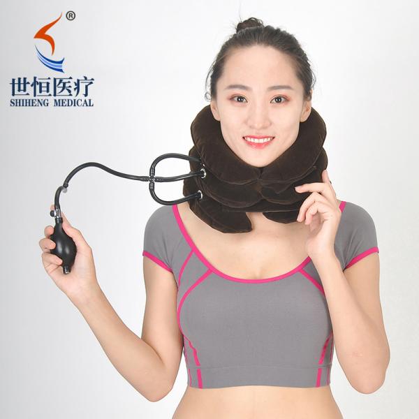 2020 New Products Medical Adjustable Air Neck Support Brace Cervical Collar Traction
