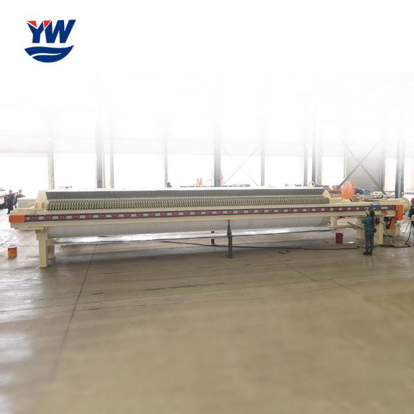 Automatic Plate Pulling High Pressure Round Plate Filter Press For Clay Sludge, Ceramic Sludge Dewatering