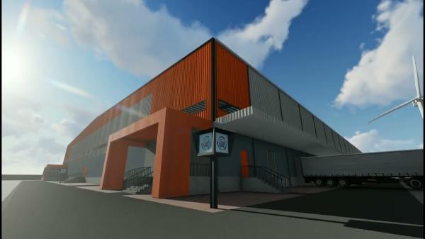 Prefab Light Metal Industrial Construction Modular Steel Structure Warehouse Hangar Building