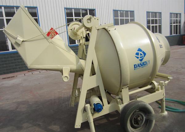 5.5kw Mixing Motor Portable Concrete Mixer 560L Charging Volume Heavy Duty