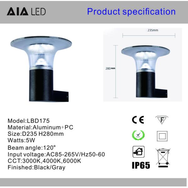 Modern minimalist solar wall lighting outdoor balcony hanging light exterior wall courtyard wall lamp