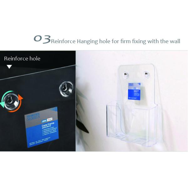 office leaflet holder plastic brochure holder plastic brochure holder one pocket  wall brochure brochure display