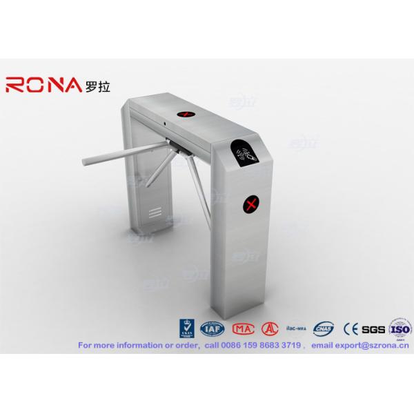 Public Areas Tripod Barrier Gate , Turnstile Entry Systems Semi Automatic Access Control