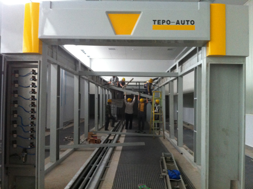 Automatic tunnel car washing machine TEPO-AUTO