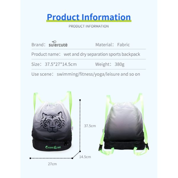 OEM Large Capacity Children Teenagers Kids Sports Backpack Kids Gym Backpack