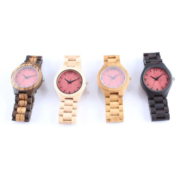 Людей задней части случая роскошного логотипа ОЭМ частного ремешок для часов черного дерева деревянных деревянный