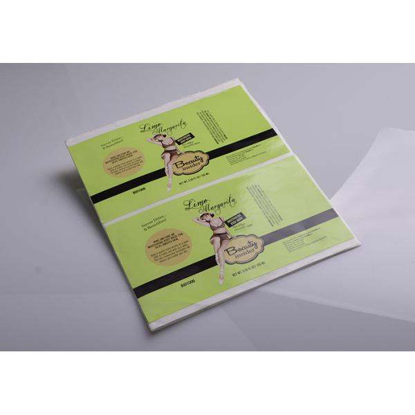 Printing custom waterproof adhesive sticker labels for bodywash bottle packaging