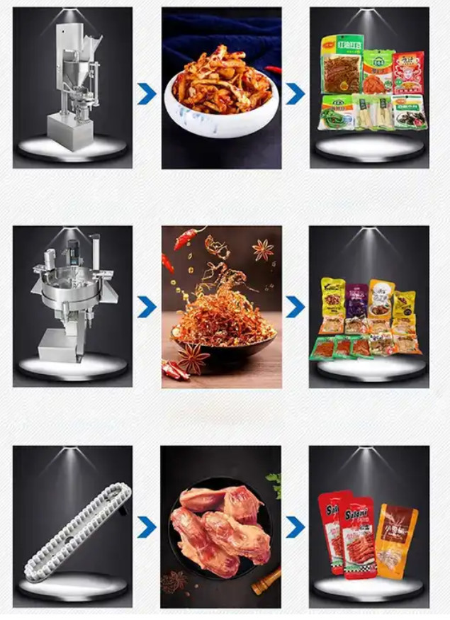 Высокоскоростная упаковочная машина для тофу с автоматической вакуумной системой