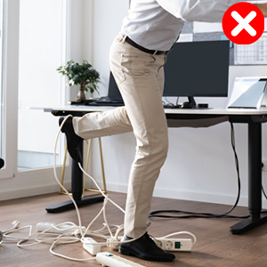 Углеродистая столовая кабельная поднос Электрический проволочный организатор для управления кабелями дома / офиса