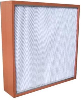 High Efficiency H13 H14 Air Conditioning Hepa Filter Wood Frame Deep Pleat