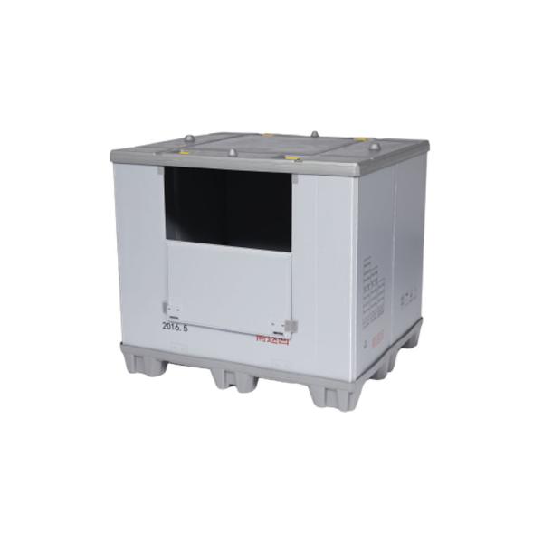Customizable foldable hdpe large packaging sleeve solid plastic box pallet for auto parts
