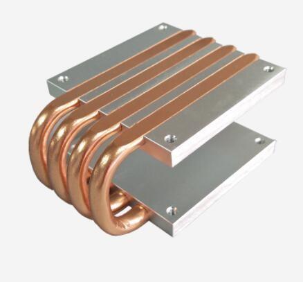 6063 - T5 Extruded Aluminum Heatsink Anodized Surface Unlimited Length