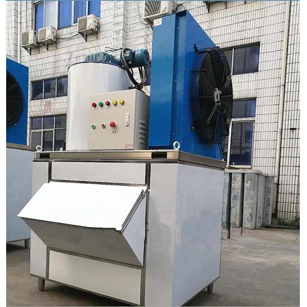 Fan Cooling 1.5T Commercial Chip Ice Machine for Fish Seafood