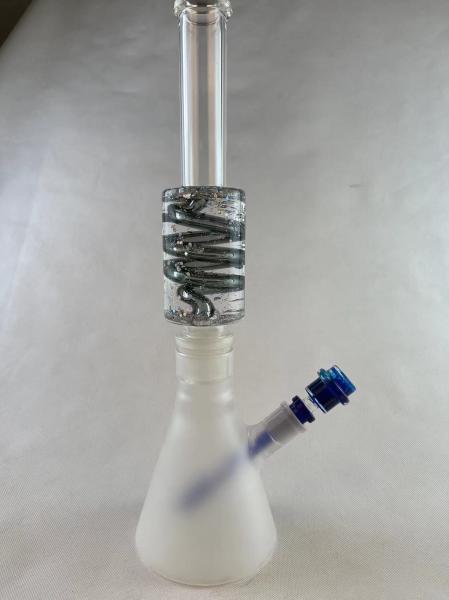 16,5” tubulações de água de vidro coloriram o cachimbo de água reto inferior grosso da base do bordo