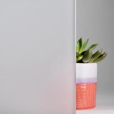 Acid Etched Glass for Bathroom Privacy Protection and Customized Logo Wall Decoration