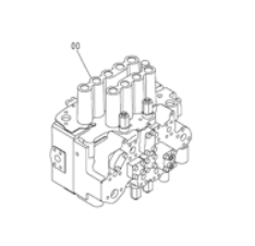 4398652 4448461 Hitachi ZX200 ZX200-3G Excavator Main Control Valve