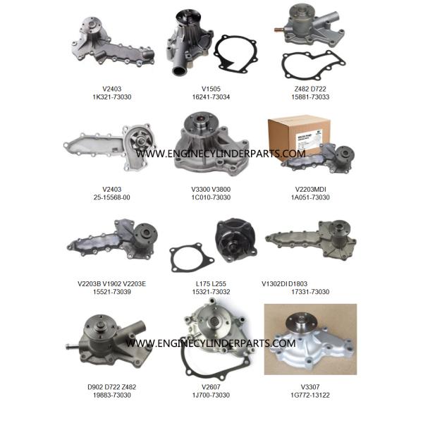 1K321-73030 1E141-73033 Water Pump For Kubota V2403