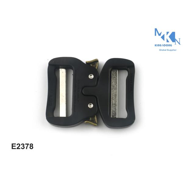 High Strength Pull Clasp Belt Buckle / 10mm Thickness Metal Strap Buckles