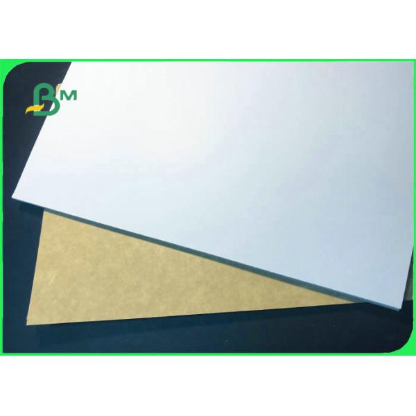 arcilla superior blanca Kraft detrás Tablero superior blanco impermeable a la grasa de papel de 300gr 325gr Clay Kraft Back Food Box