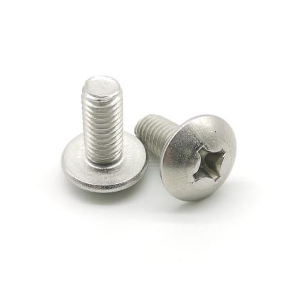 Cabeça Recessed do cogumelo da movimentação dos parafusos de máquina 316L de JIS B1111 cruz de aço inoxidável