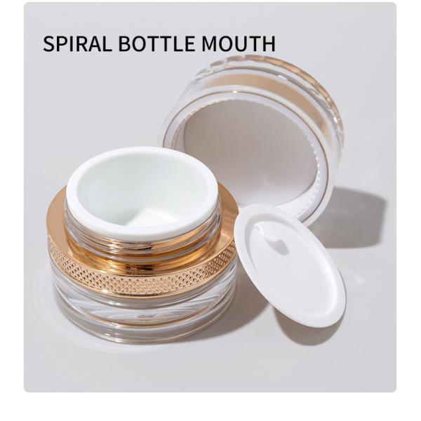 40ml 90ml 100ml Acrylic Bottle 20g 50g Treatment Cream Bottle Set For Cosmetic