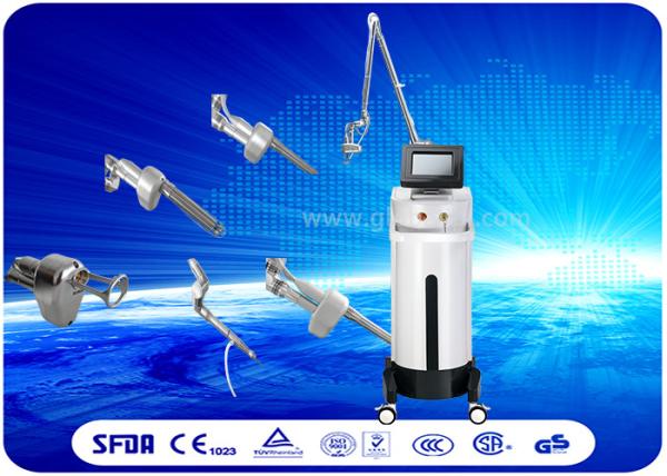 CO2 Fractional Laser Beauty Equipment For Remove Mole / Skin Cutting , Air Cooling System