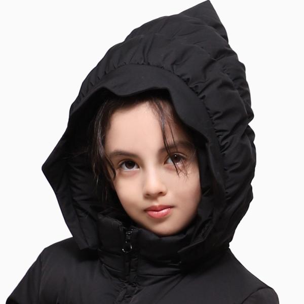 Chinese Clothing Manufacturers White Duck Down Padding Long Winter Coats Kids Fashion Down Jacket For Girls