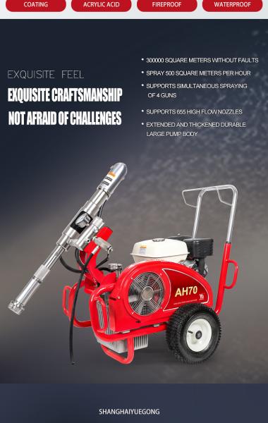 High Pressure 260 Bar Airless Putty Spray Machine 380V Electric Airless Paint Sprayer