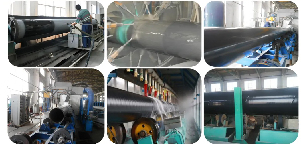 API 5L Gr B Carbon Steel Pipe 10 Inch SCH40 With Beveled Ends 30 Degree For Field Welding Ready