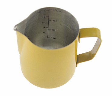 2017 new design coffee accessory colorful stainless steel milk jug milk pitcher