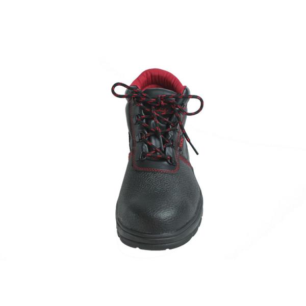 Matériau de semelle extérieure en PU Anti-puncture Anti-Smash Chaussures de sécurité pour les ouvriers d'entrepôt Bottes de travail pour hommes rouges