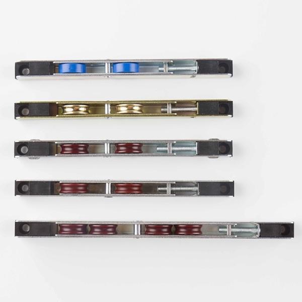 UPVC Sliding Door Window Roller Double Wheels Modern Stainless Steel For Smooth Sliding