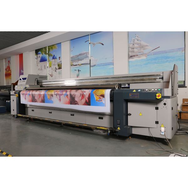 Large format 2.2m three row UV flatbed printer EP2212 (12 head) hybrid UV flatbed printer