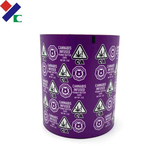 Упаковка шоколадного батончика конфеты напечатала крен 30micron полиэтиленовой пленки Bopp